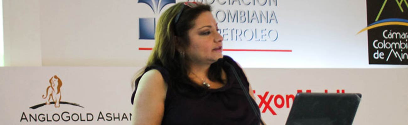 Intervención de la Directora General de la Autoridad Nacional de Licencias Ambientales Luz Helena Sarmiento Villamizar, en el VIII Congreso Internacional de Minería & Petróleo