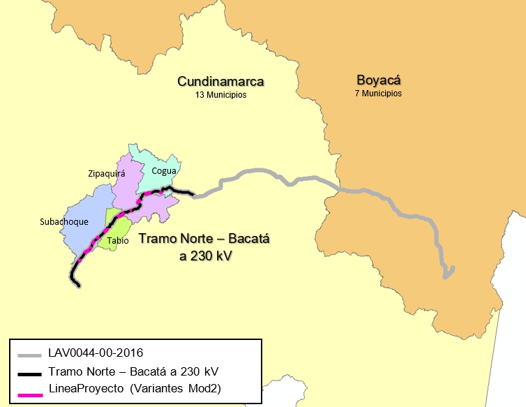 mapa doble calzad