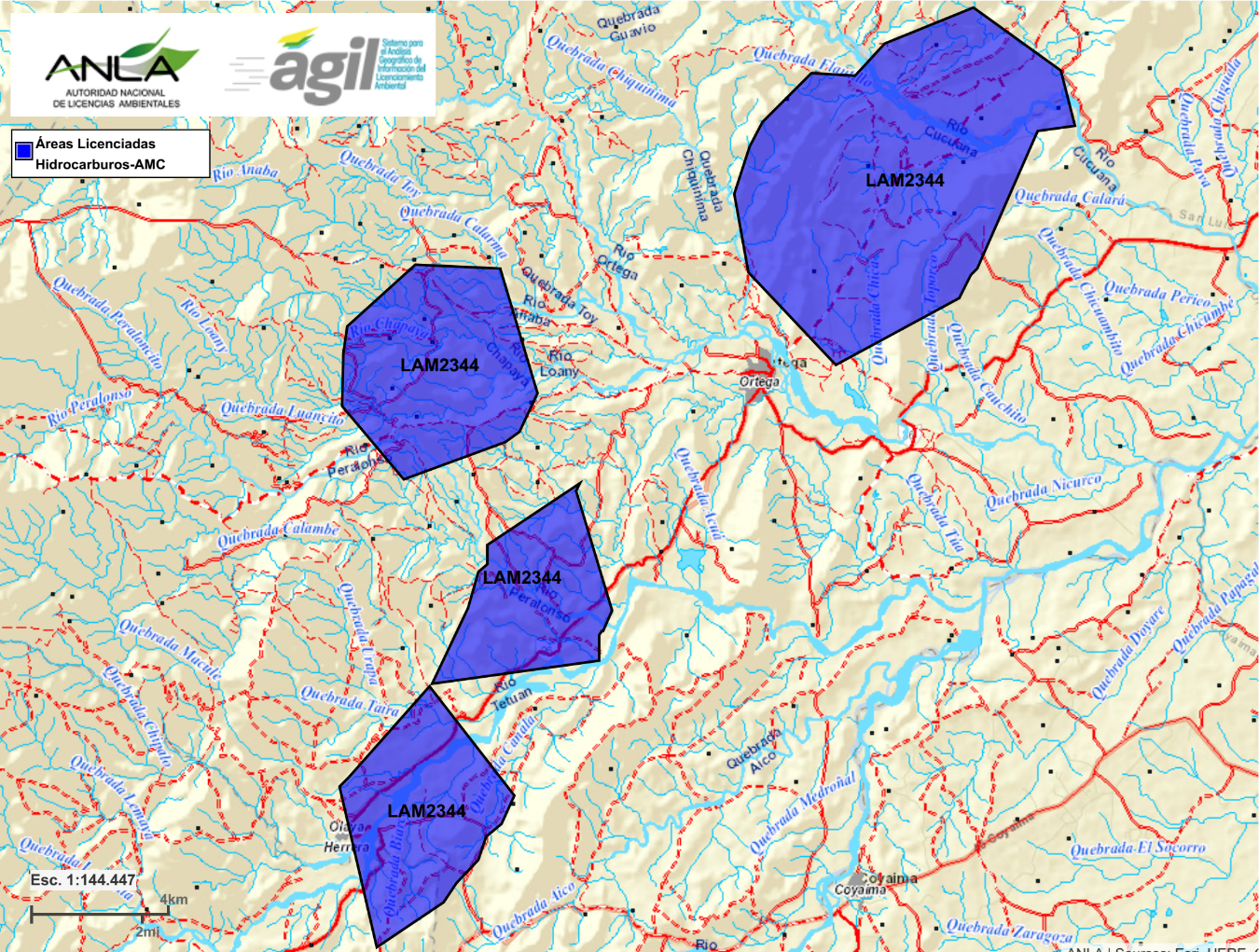 mapa doble calzad