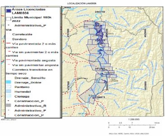 mapa doble calzad