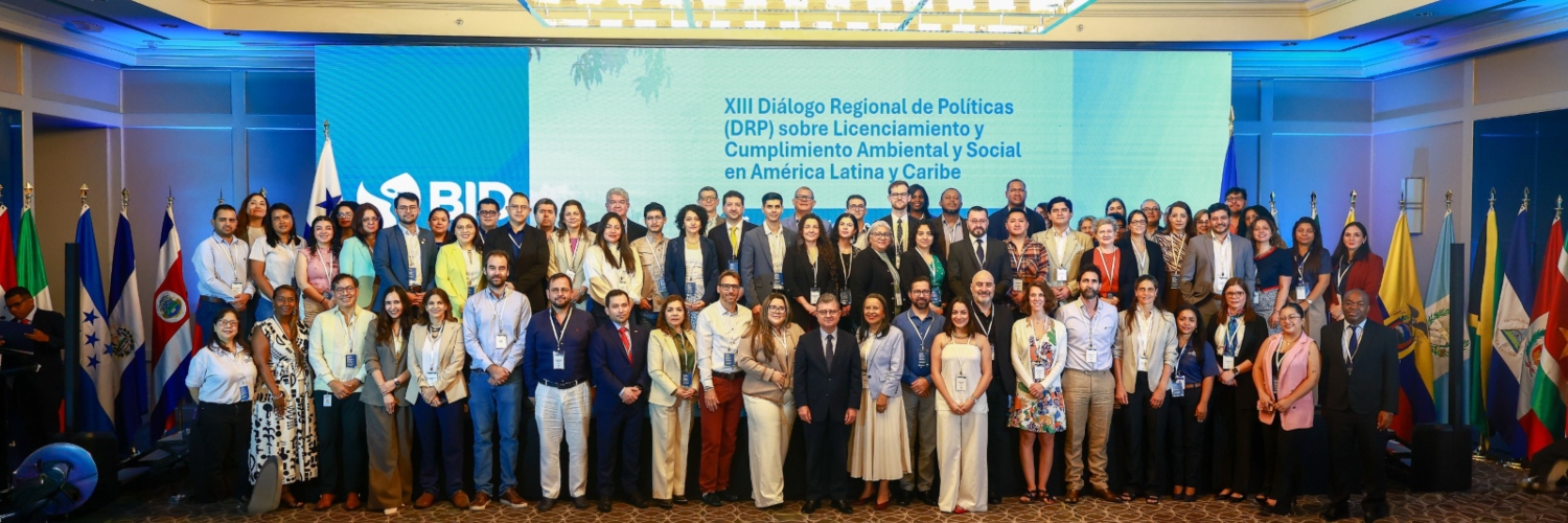 Imagen de los asistentes de la XIII Diálogo Regional de Políticas sobre licenciamiento y cumplimiento ambiental y social
