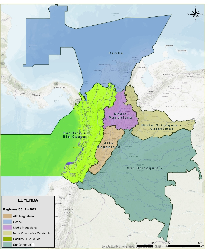 Regiones SSLA 2024